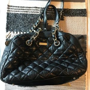 Kate Spade leather purse with gold chain straps